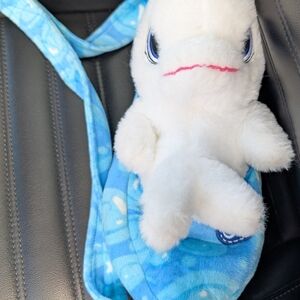 Baby Beluga Swaddle Plush Bag